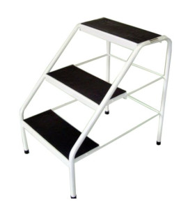 Escada 3 Degraus Antiderrapante Ref. S-0470-B - Salutem Móveis Hospitalares